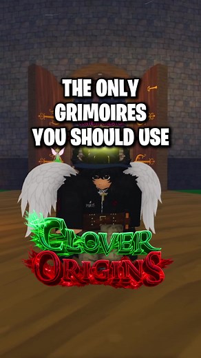 BEST GRIMOIRES IN CLOVER ORIGINS #cloverorigins #roblox #fyp #blackclover