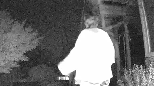 Terrifying security camera footage captures bright orb UFO hovering over home