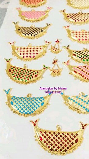 4.7K views · 50 reactions | Copper based gold polish To buy WhatsApp me 7002411781 https://wa.me/message/VON3CO2IEPFKK1 #jewelry #copper #copperjewelry #assam #assamese #assamesebride #assamesewear #assamesewedding #bride #bridalmakeup #bridaljewelry Alanggkar by Maina | Alanggkar by Maina | Facebook