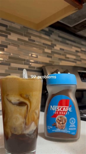 The pure satisfaction of mixing up your iced coffee ☕️ 🧊 #nescafeice #nescafe #icedcoffee #99problems #coffeetok #afternoonroutine Nescafe ice roast Nescafe gold espresso Fall recipe | NESCAFÉ