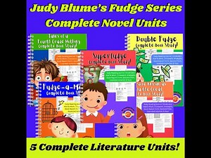 Novel Units Bundle for Judy Blume's Fudge Series