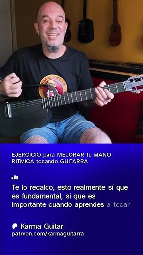 Nuevo Tutorial el Sábado (EJERCICIO para MEJORAR tu MANO RITMICA tocando GUITARRA)