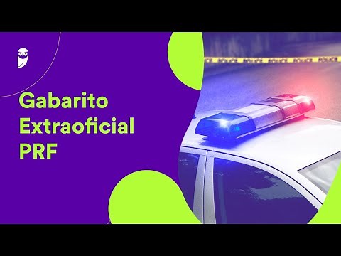 Concurso PRF 2021: Gabarito Extraoficial #gabaritoprf