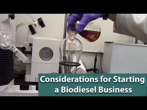 Considerations for Starting a Biodiesel Business