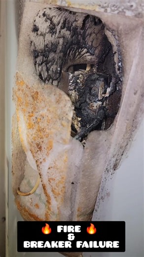 Thermostat on Fire & Breaker failure #electrical #hotwatertank #thermostat #fire #failure #circuitbreaker #plumbing #repairs #shortvideo #Milwaukeetools | The Backwoods Mechanic