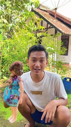 Barbie doll takes a mud bath #diy #creative #art #craft #viralshort