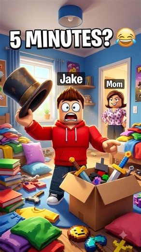 Noob Said “I’ll Clean My Room in 5 Minutes”… Then He Found Something HILARIOUS! 😂 | Roblox Funny