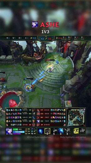 Ashe 1V3 | EUNE Master Patch 26.14 #shorts