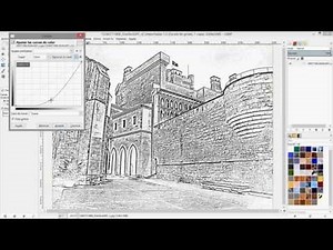 Como pasar una foto a lapiz con gimp