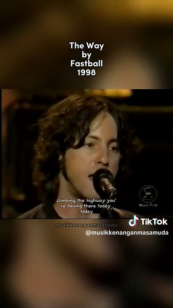 The Way (1998) - Fastball Song Lyrics Video