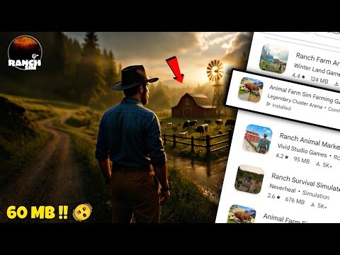 HOW TO DOWNLOAD AND PLAY RANCH SIMULATOR IN MOBILE 📲