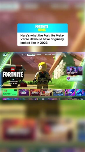 Do you prefer this or the one we got in 2023? 🤔 An early concept look at the Metaverse UI which was