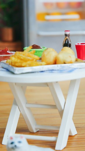 Craving crispy perfection? Look no further! Introducing Tiny Kitchen's Mini Chicken Nuggets! 🍗🔥 | Tiny Kitchen