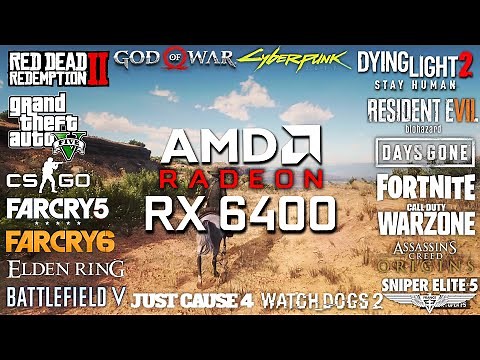 RX 6400 (PCIe 3.0) - Test in 25 Games