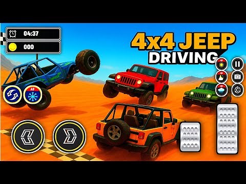 4x4 Jeep Racing Game | Extreme Off-Road Driving Simulator 2025 | Nitro Gamer | Jeep Stunts Gameplay