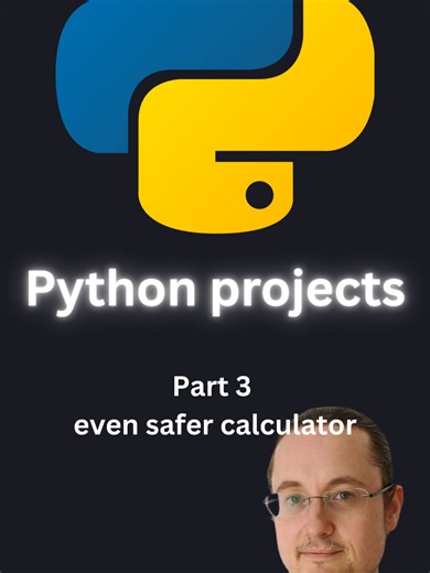 Python edit: Let's improve our calculator #project #python #python #pythonforbeginners #coding