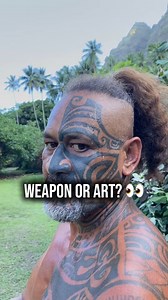 Commissioned U’u war club. ⚔️ Hand-carved in Nuku Hiva, now heading to Germany. 🇩🇪✈️ What makes this piece truly special: the client’s family medieval shield is carved at the base of the handle - visible only to the owner. A hidden story within the wood. 🔥 #marquesanart #warclub #polynesianculture #tribalart #oceanicart #nukuhiva | Cannibal Art - The Marquesas Islands