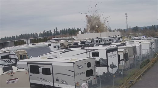 New video and photos show scale of damage from Canby explosion