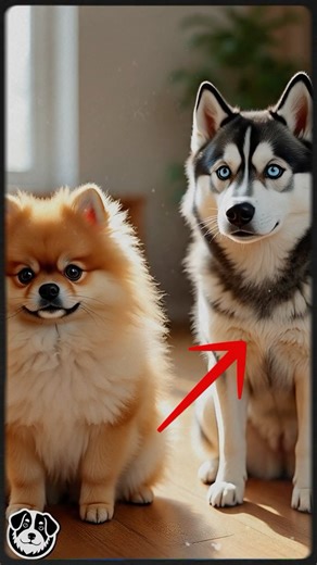 ¿Cuál sería la mezcla entre un pomerania y un husky siberiano?