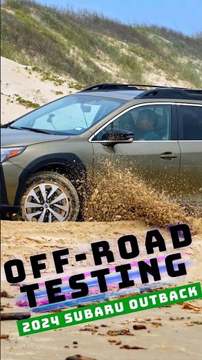 2024 Subaru Outback off-road testing at the beach #subaru #outback #offroad #beach #pins