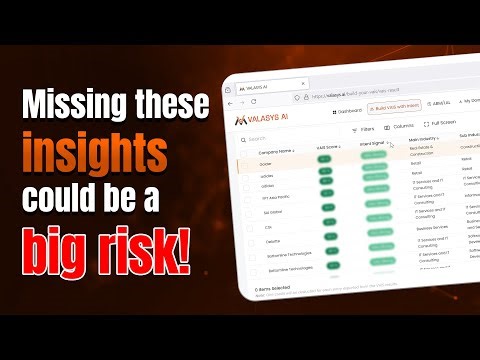 How to use Sales Intelligence Platform VAIS?