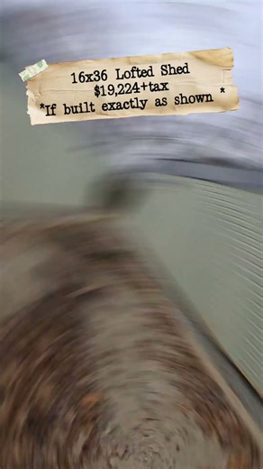 16x36 Vinyl siding - Storage shed by Zion Structures LLC