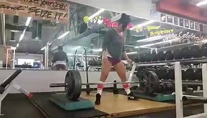 Sumo Block Pulls (or reebok steppers if you dont have fancy blocks): *helps develop hip strength *upper back strength (my traps are crazy sore today from these) *since you're not pulling from the floor using blocks allow you to go heavier since your leverages change *booty builder (I'm still waiting on my Nikki Minaj butt) Even if you're a conventional puller these will have a strength carry over so do them!! | Marisa Inda-Strength Page