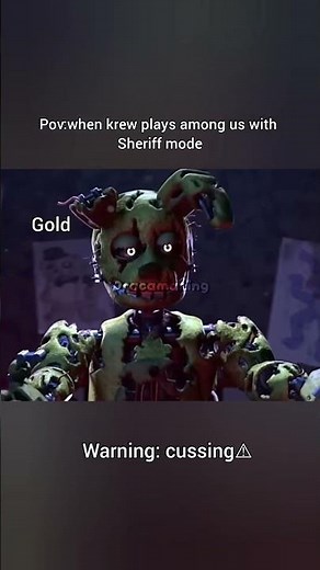 Pov:when krew plays among us with sheriff mode