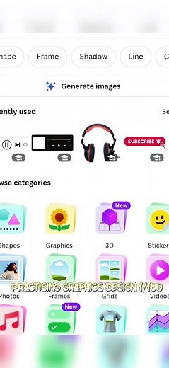 Canva Graphics Design practising । Full Free tutorial 2025 । Begginar to pro #canvagraphicdesign