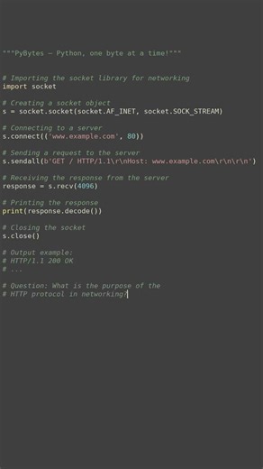networking basics #python #showcase