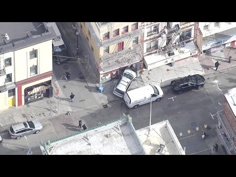 Watch: Scene of San Francisco Chinatown vehicle collision with pedestrians, building