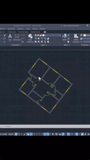 Cách dim cực nhanh trong Autocad