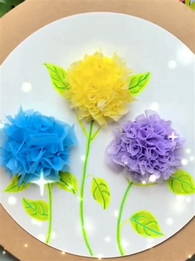 ​🎭🌼 Where art meets imagination – clay, colors, and a touch of floral magic 🌈 Like, Share and Follow 🙏 #fyp #flowers #handmade #art #love