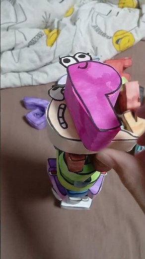 Paper alphabet lore tower