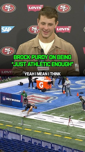 NFL | Don’t sleep on @brock.purdy13’s speed 🤫 | Instagram