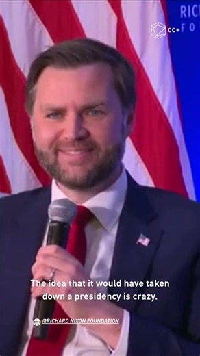 "Watergate tomorrow would be a 12-hour news story" VP JD Vance 🤯📺