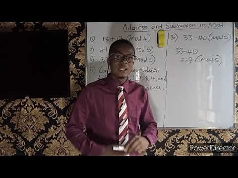 ADDITION AND SUBTRACTION IN MOD | MODULAR TABLE