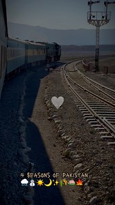 #PakistanRailways, Pakistan’s railway system runs year-round, ensuring smooth journeys for all through spring blossoms, summer rains, autumn moons, and winter snow. It connects not just places, but the hopes and reunions of countless families. No matter the season, the railway remains a constant in the rhythm of daily life. #videooftheweek #TrainTourism #pakistantourism #PunjabTourism #travelingwithtrain #business #quetta #winter #autumncolors #rain #monsoon #summer #spring #loveyou #Pakistan Pa