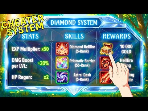 He’s the Only One with the OP Diamond System Boosting Levels, Stats & Rewards! | Manhwa Recap