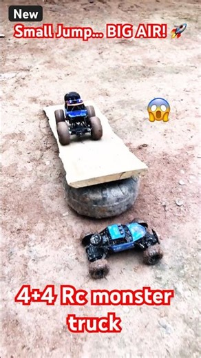 RC Car Small Jump Challenge 🚀 | Mini Ramp Off-Road Action / #toydrive #rccar #offroadrc