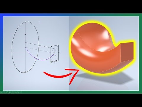 How to Loft Between Two Sketches in Autodesk Inventor (+ Center Line Tip)