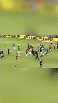 23 RED CARDS! 23 players were shown a red card between Cruzeiro and Atlético-MG following this brawl