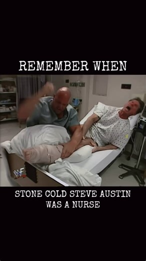 RememberWhenWWE on Instagram: "Stone Cold Steve Austin famously attacked Vince McMahon while disguised as a hospital nurse on the September 28, 1998 episode of Monday Night Raw, sneaking into McMahon’s hospital room and blasting him with a bedpan in one of WWE’s most outrageous Attitude Era moments. #wwe #wweuniverse #wwenetwork #wrestling #wrestlingnews"