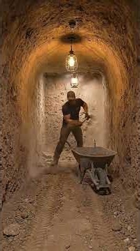 From Bare Concrete Tunnel to Cozy Workshop — Full Build Timelapse #restorerush