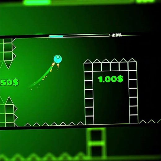 Color Changing Background Challenge [Geometry Dash Short]