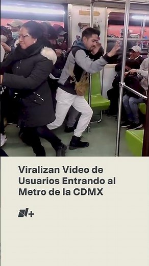 Imperdible: Captan a usuarios entrando al Metro de la CDMX - N+