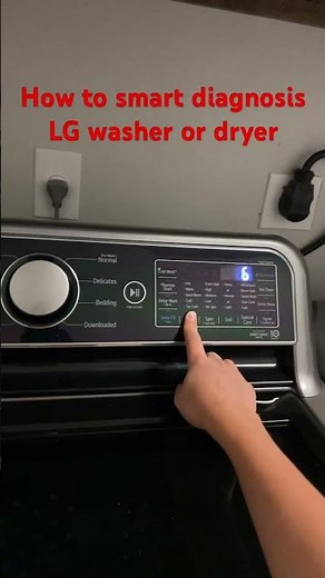 How to smart diagnosis LG washer or dryer