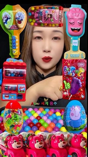[ASMR] ‎@AsmrWD 신기한물먹방 #candy #eat #lips #물먹방#아이스크림 #1051