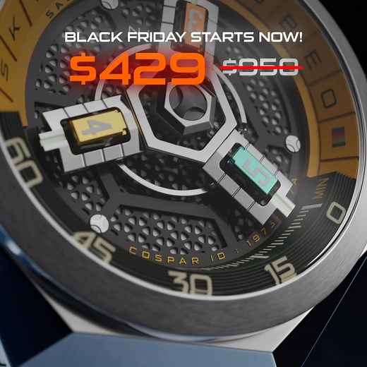 Drawing inspiration from the NASA's Skylab, the first orbiting space station launched in 1973. Each timepiece in the Skylab Automatic Limited Edition pays tribute to the innovative designs and grand ambitions of the Skylab mission, celebrating the pioneering spirit of space exploration. | Nubeo Watches | Facebook