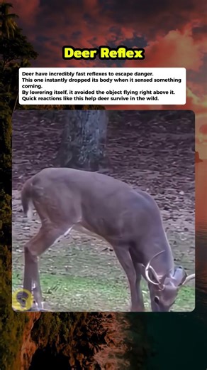 Deer’s Incredible Reflex Saves It #curiosity #mistery